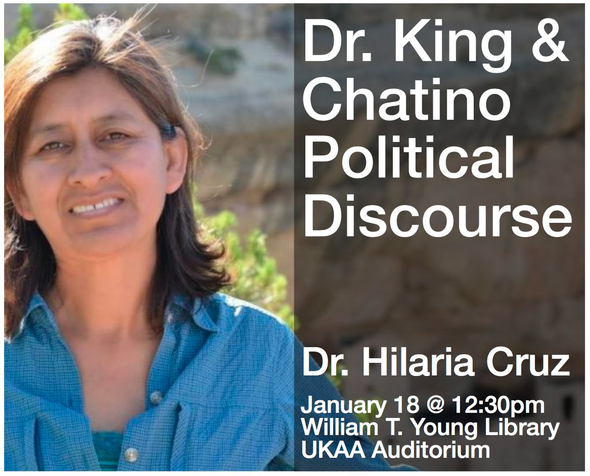 Dr. King &amp; Chatino Political Discourse, an event in honor of Dr. Martin Luther King, Jr.